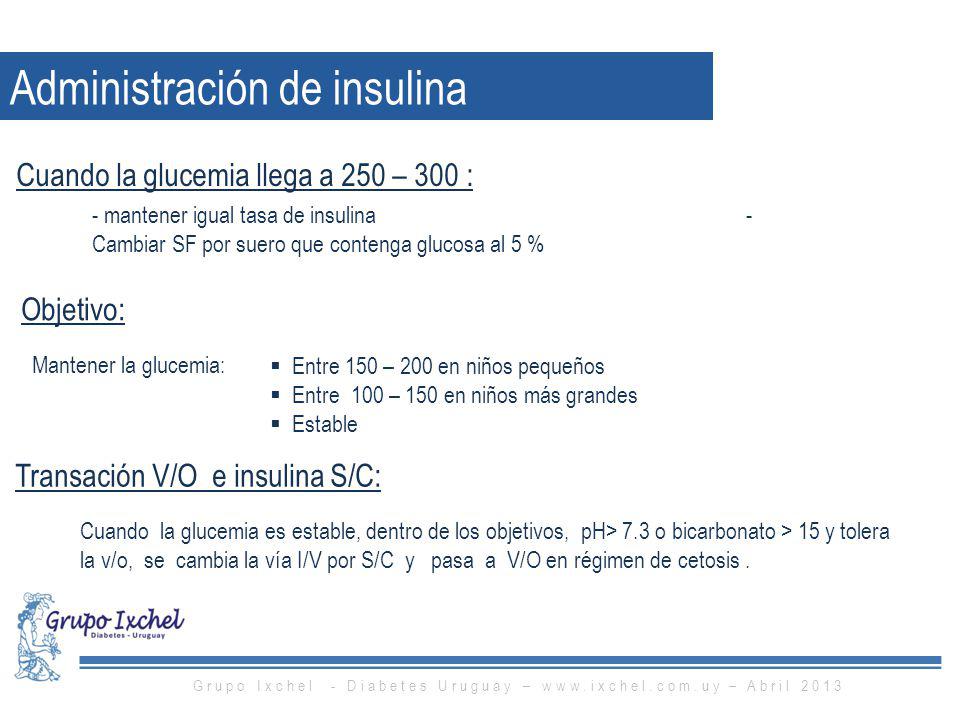Grupo Ixchel - Diabetes Uruguay –   – Abril 2013