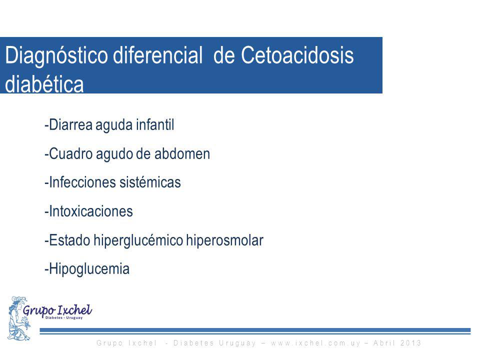 Grupo Ixchel - Diabetes Uruguay –   – Abril 2013