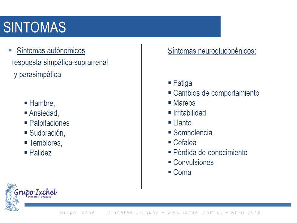 Grupo Ixchel - Diabetes Uruguay –   – Abril 2013