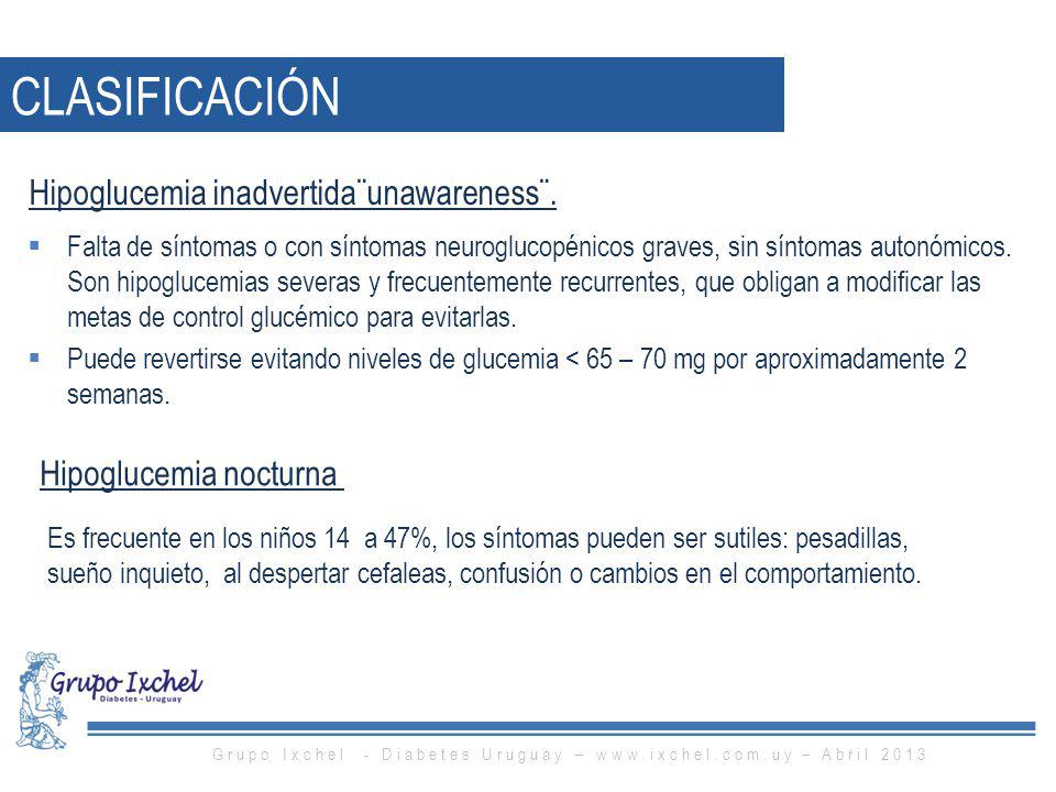 Grupo Ixchel - Diabetes Uruguay –   – Abril 2013