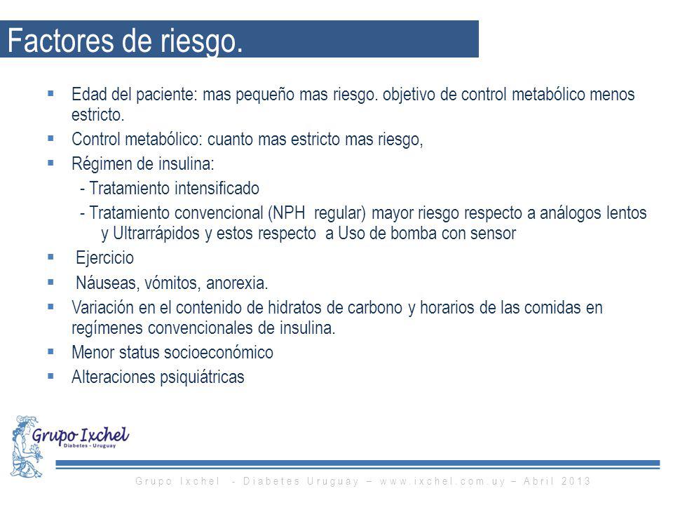Grupo Ixchel - Diabetes Uruguay –   – Abril 2013
