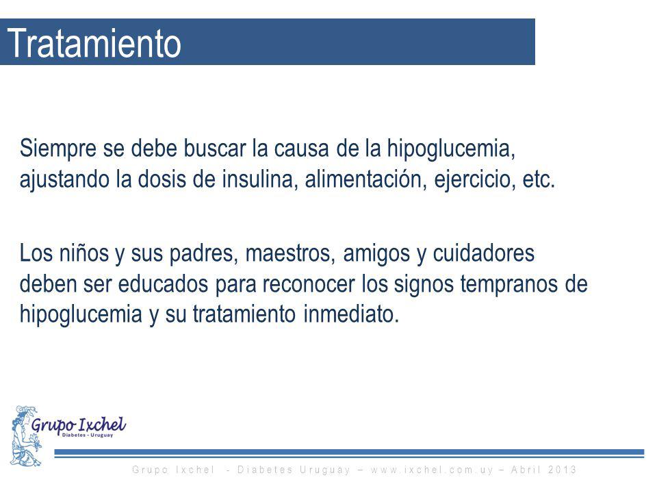 Grupo Ixchel - Diabetes Uruguay –   – Abril 2013