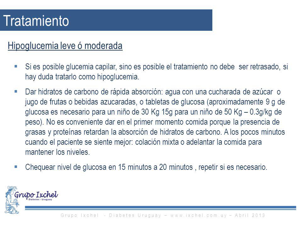 Grupo Ixchel - Diabetes Uruguay –   – Abril 2013