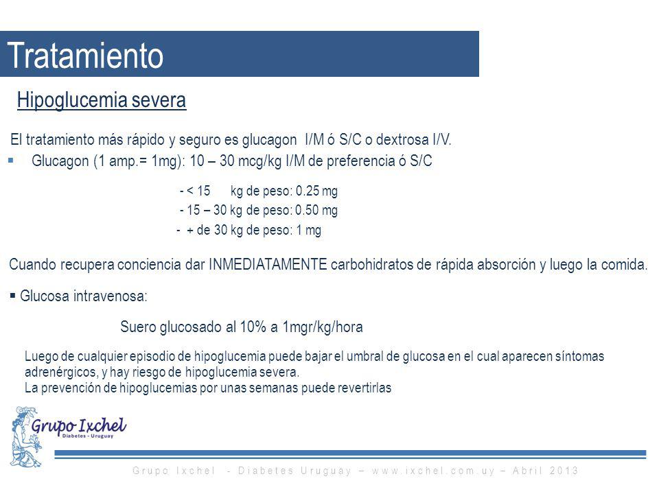Grupo Ixchel - Diabetes Uruguay –   – Abril 2013
