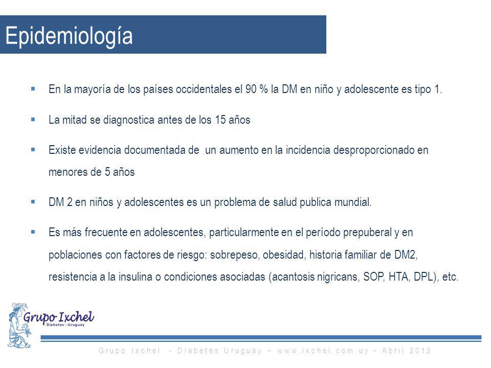 Grupo Ixchel - Diabetes Uruguay –   – Abril 2013