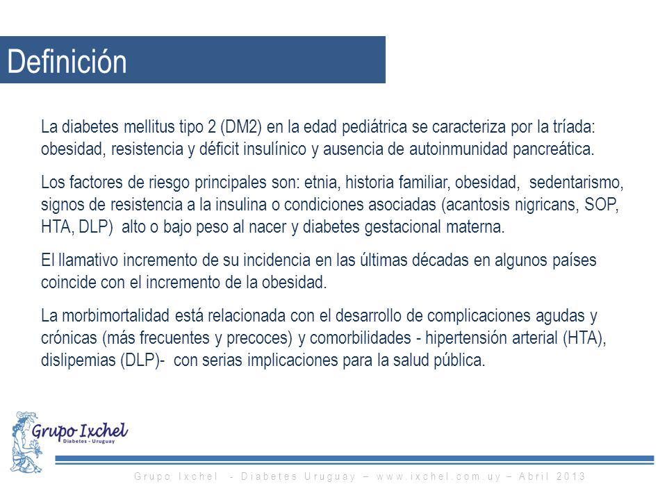 Grupo Ixchel - Diabetes Uruguay –   – Abril 2013