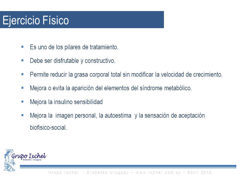 Grupo Ixchel - Diabetes Uruguay –   – Abril 2013