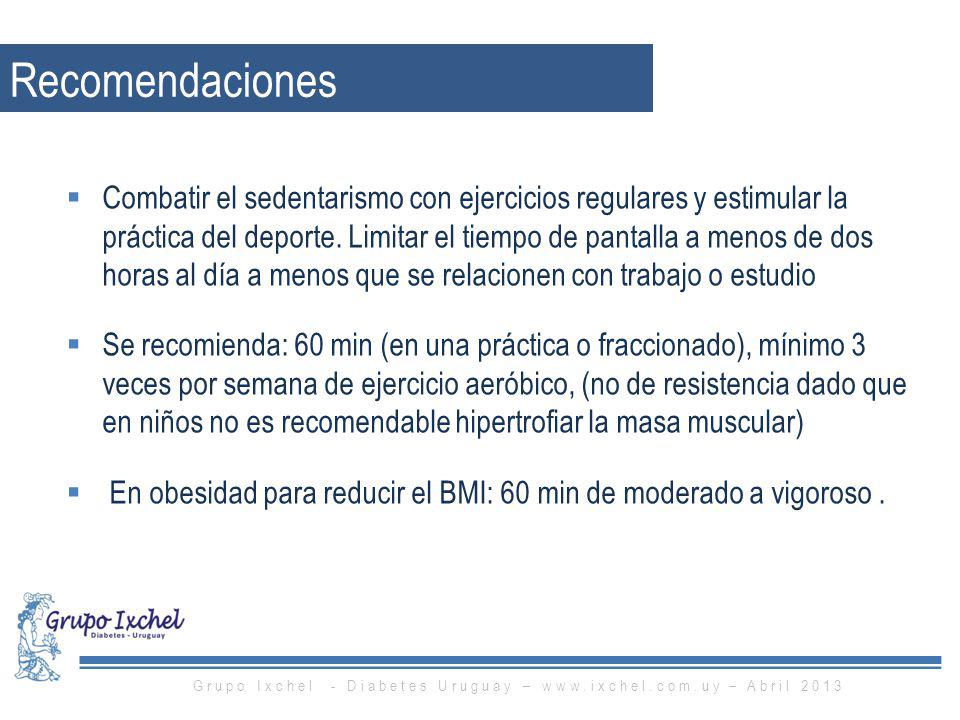 Grupo Ixchel - Diabetes Uruguay –   – Abril 2013