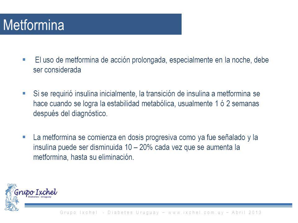 Grupo Ixchel - Diabetes Uruguay –   – Abril 2013