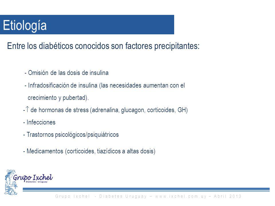 Grupo Ixchel - Diabetes Uruguay –   – Abril 2013