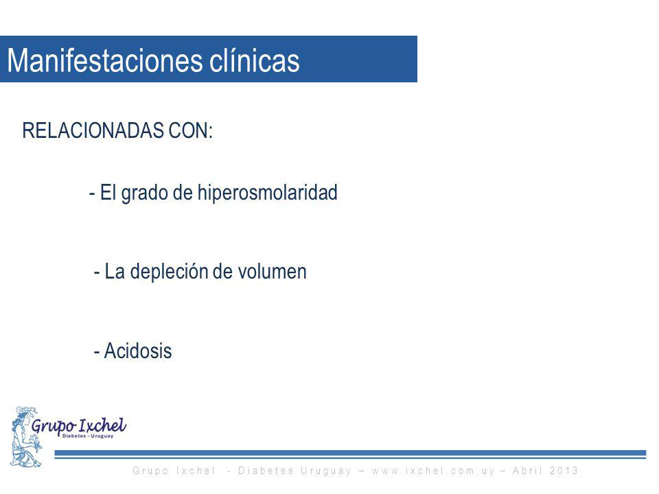Grupo Ixchel - Diabetes Uruguay –   – Abril 2013