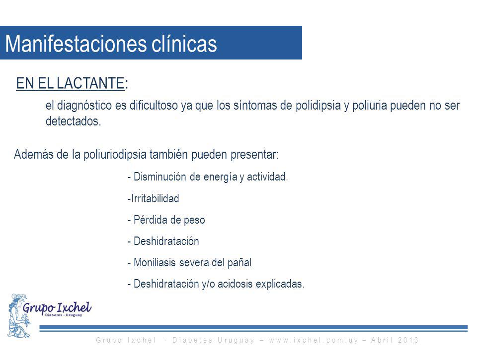 Grupo Ixchel - Diabetes Uruguay –   – Abril 2013