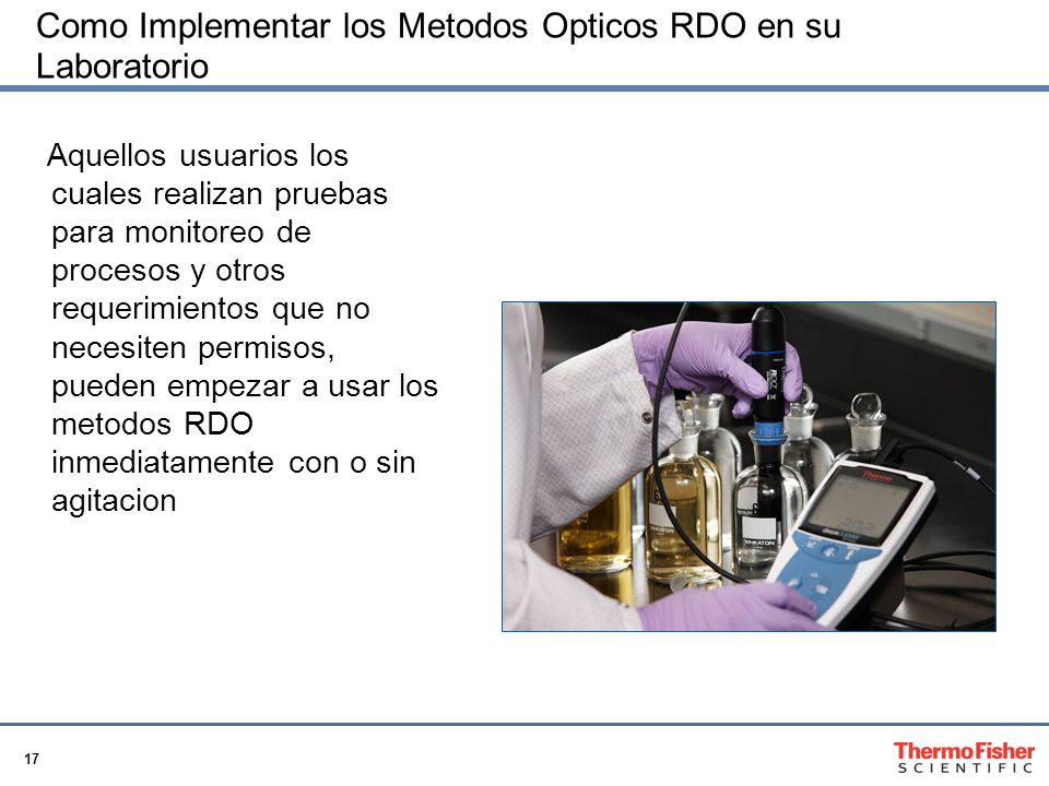 Como Implementar los Metodos Opticos RDO en su Laboratorio