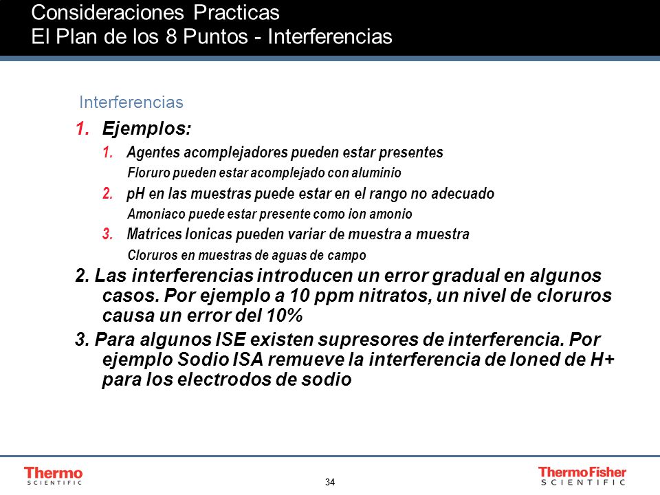 Consideraciones Practicas El Plan de los 8 Puntos - Interferencias