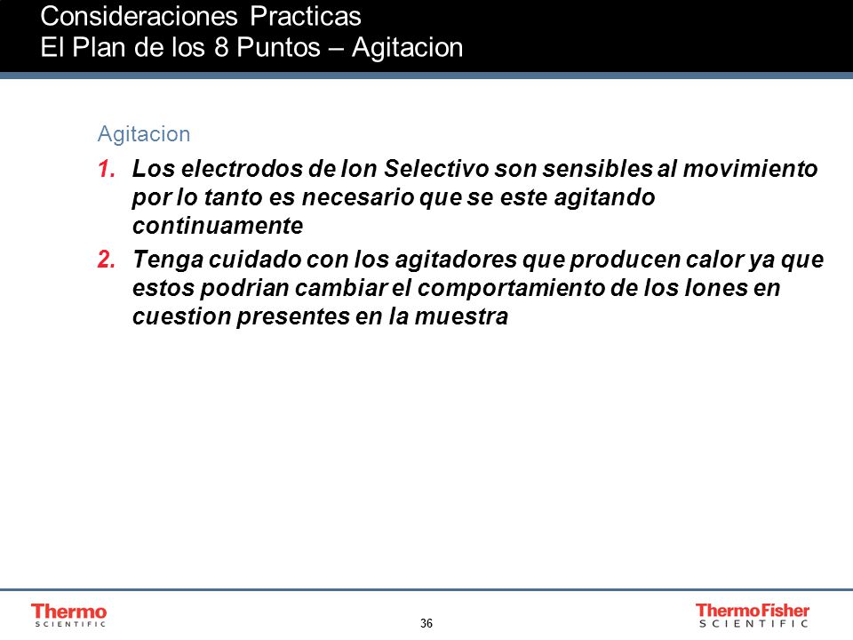 Consideraciones Practicas El Plan de los 8 Puntos – Agitacion