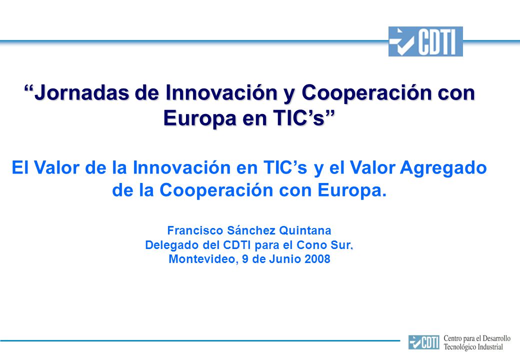 Indice I. ¿Qué es el CDTI II. ¿De qué tipo de proyectos y colaboración estamos hablando III. ¿Por qué I+D en Clave Internacional