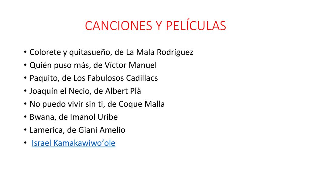 CANCIONES Y PELÍCULAS Colorete y quitasueño, de La Mala Rodríguez