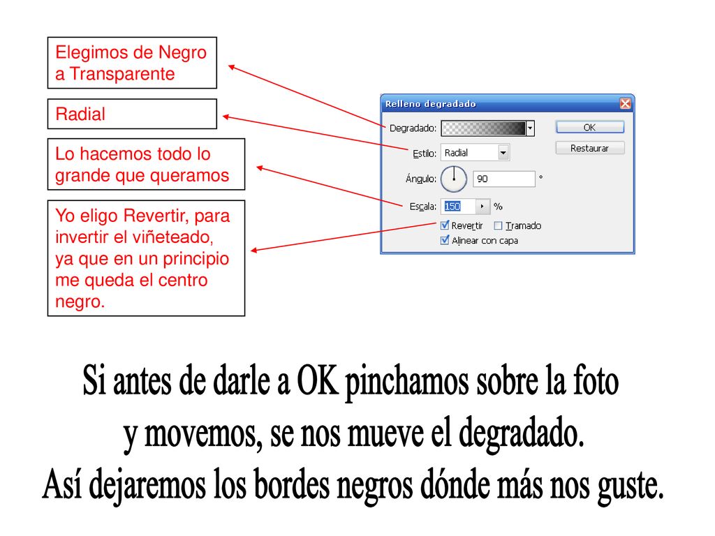 Si antes de darle a OK pinchamos sobre la foto