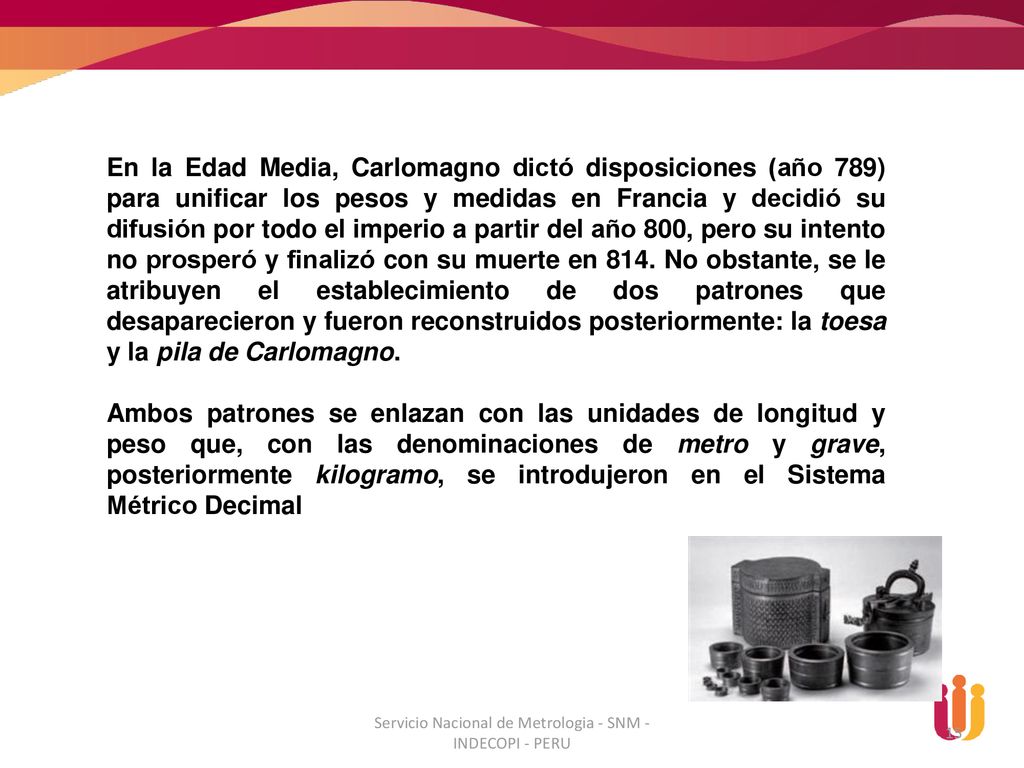 Servicio Nacional de Metrologia - SNM - INDECOPI - PERU
