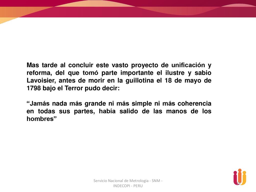 Servicio Nacional de Metrologia - SNM - INDECOPI - PERU
