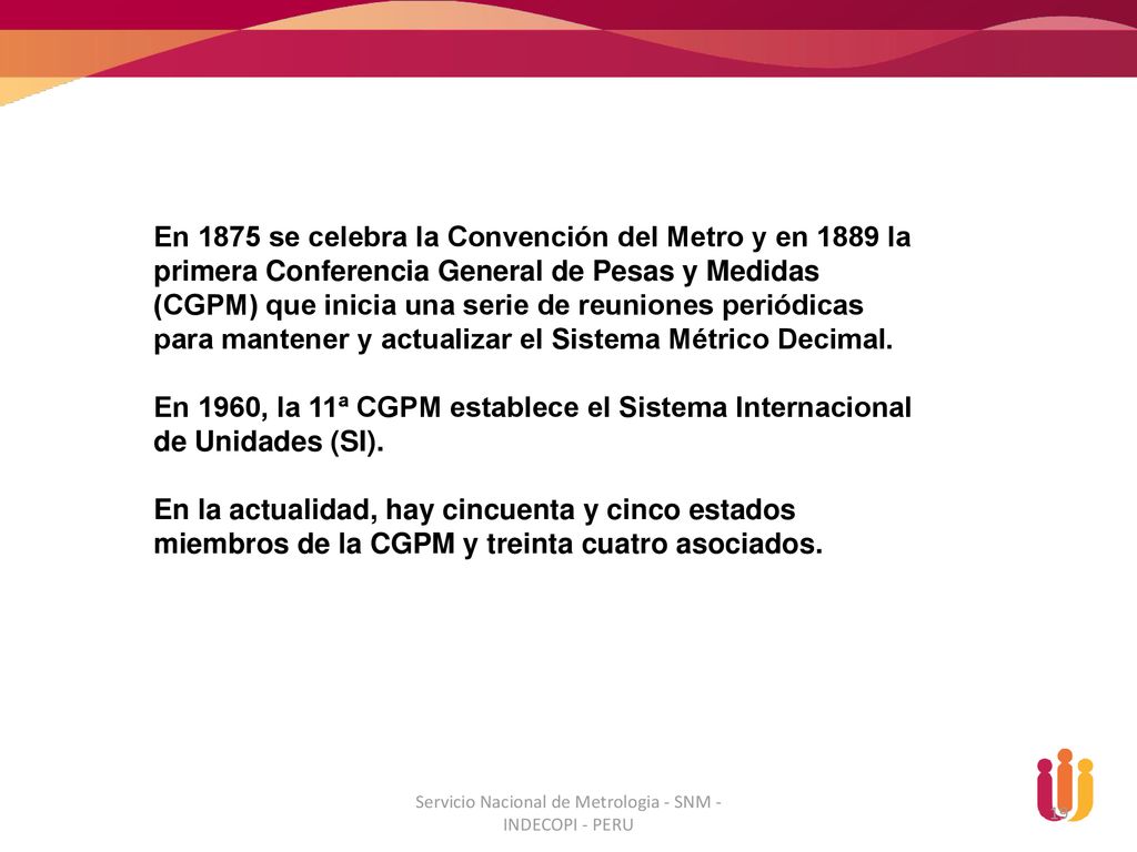Servicio Nacional de Metrologia - SNM - INDECOPI - PERU
