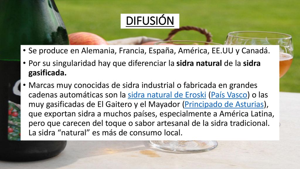 DIFUSIÓN Se produce en Alemania, Francia, España, América, EE.UU y Canadá.