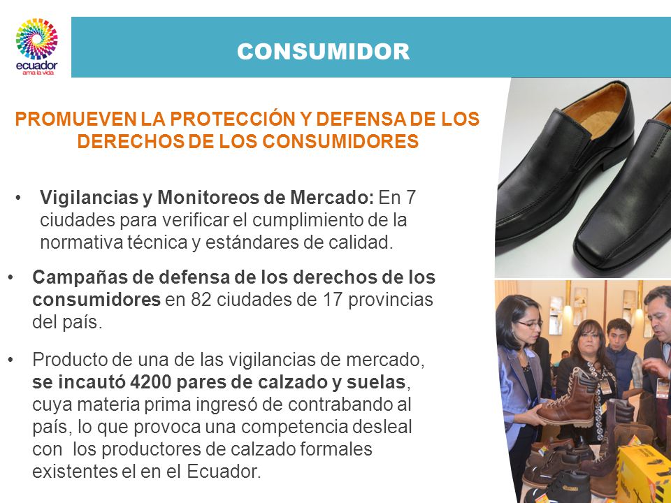 PROMUEVEN LA PROTECCIÓN Y DEFENSA DE LOS DERECHOS DE LOS CONSUMIDORES