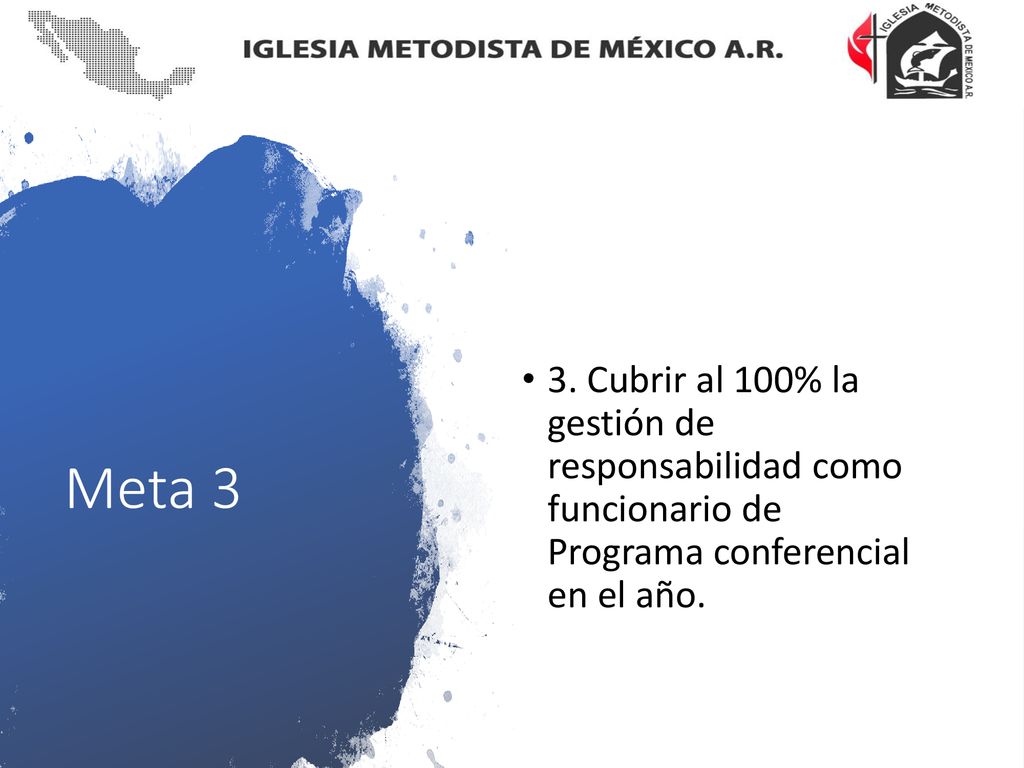3. Cubrir al 100% la gestión de responsabilidad como funcionario de Programa conferencial en el año.