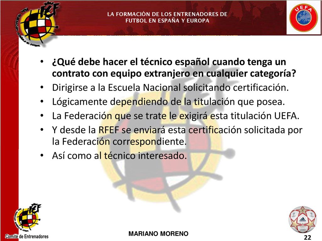 ¿Qué debe hacer el técnico español cuando tenga un contrato con equipo extranjero en cualquier categoría