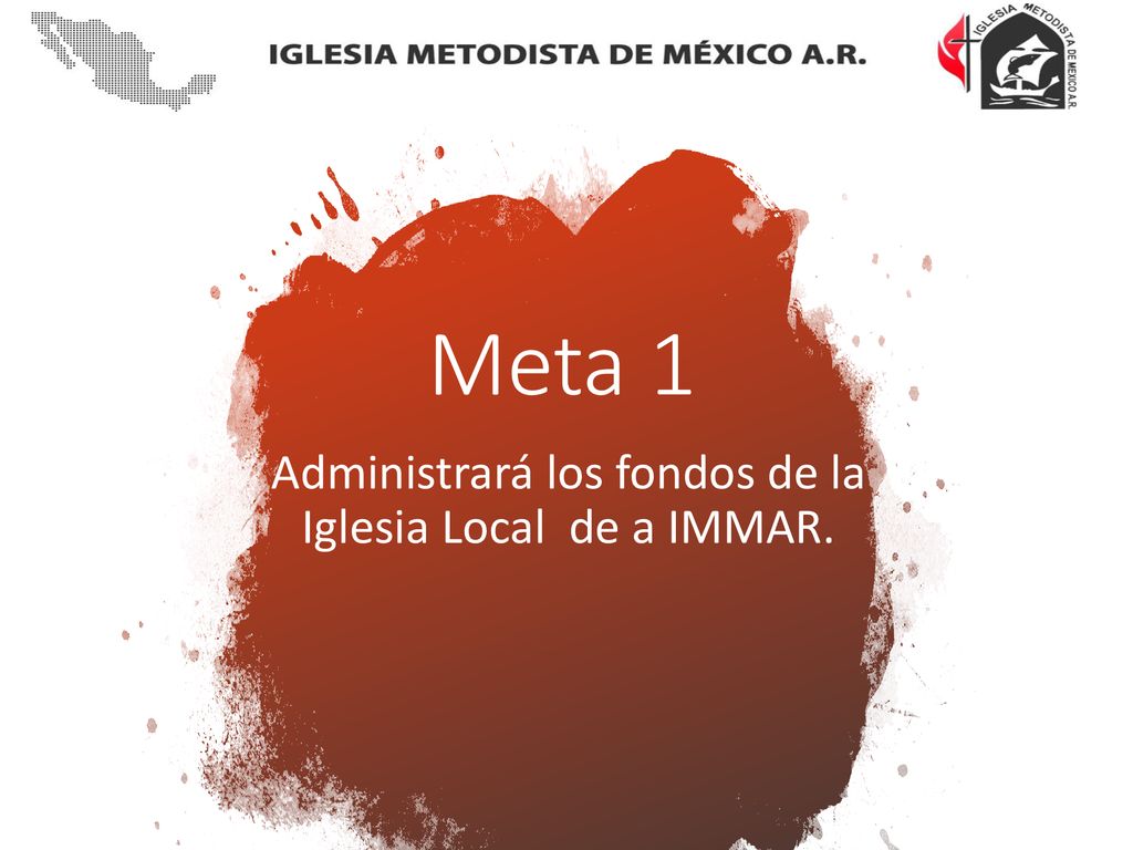 Administrará los fondos de la Iglesia Local de a IMMAR.