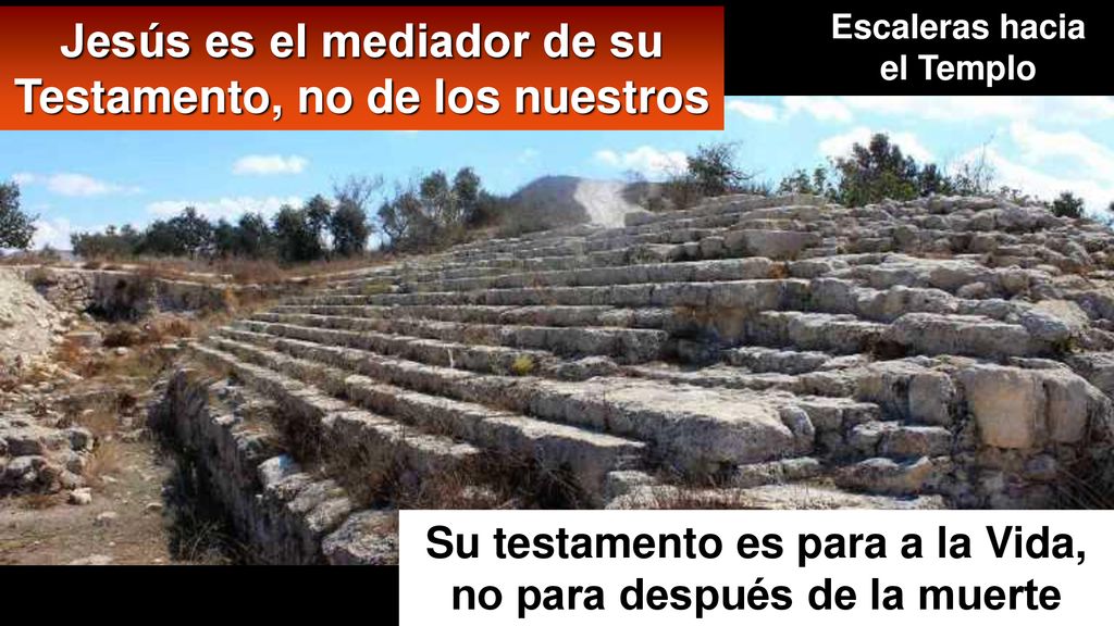 Jesús es el mediador de su Testamento, no de los nuestros