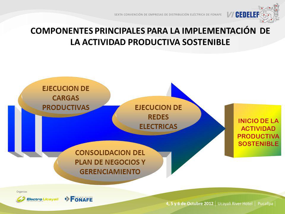 Componentes Principales para la Implementación de la Actividad Productiva Sostenible