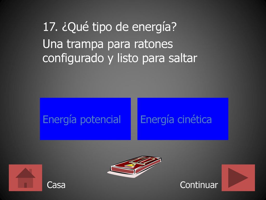 Una trampa para ratones configurado y listo para saltar