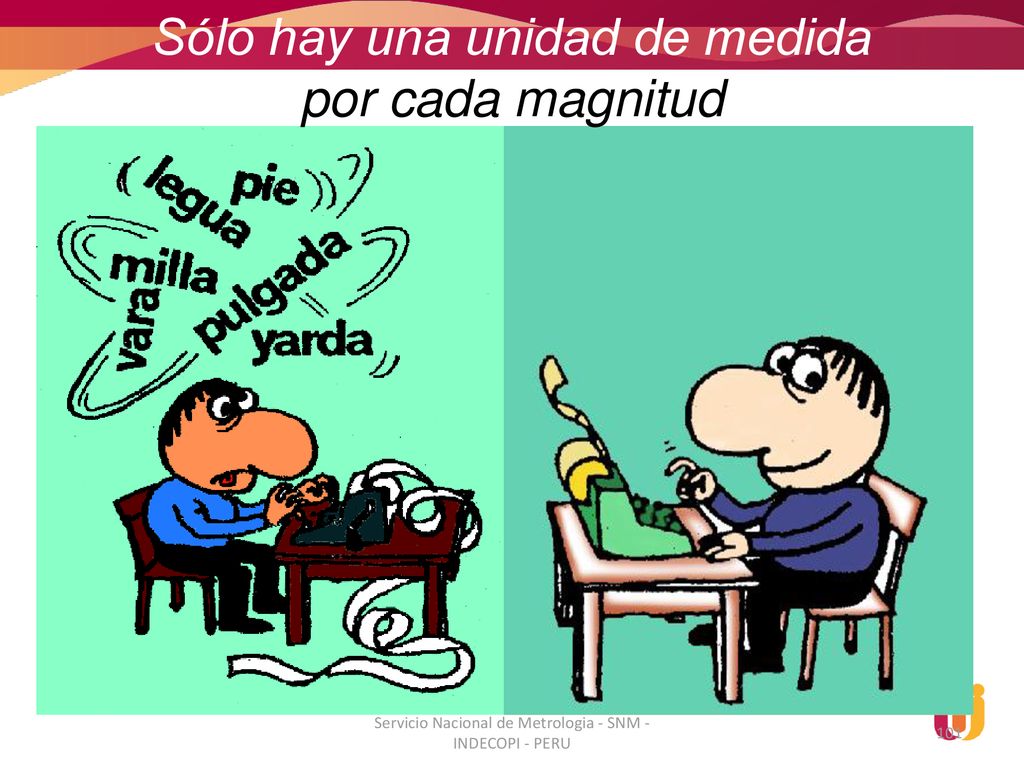 Sólo hay una unidad de medida por cada magnitud