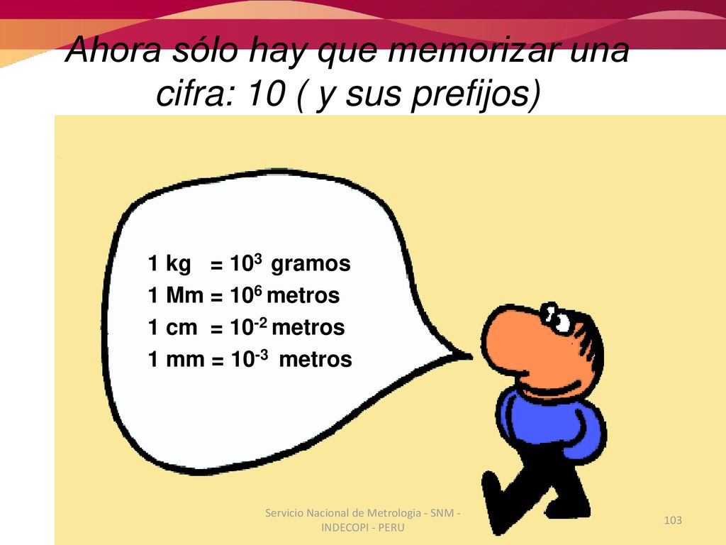 Ahora sólo hay que memorizar una cifra: 10 ( y sus prefijos)