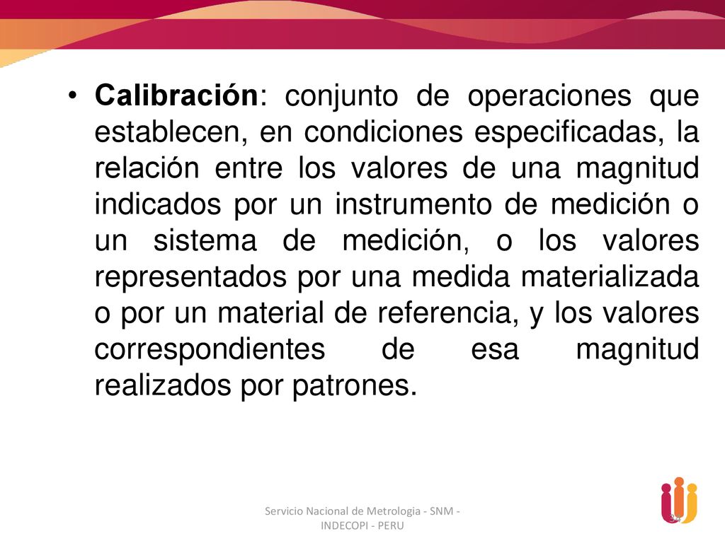 Servicio Nacional de Metrologia - SNM - INDECOPI - PERU