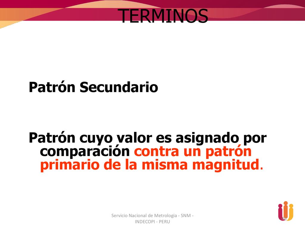 Servicio Nacional de Metrologia - SNM - INDECOPI - PERU