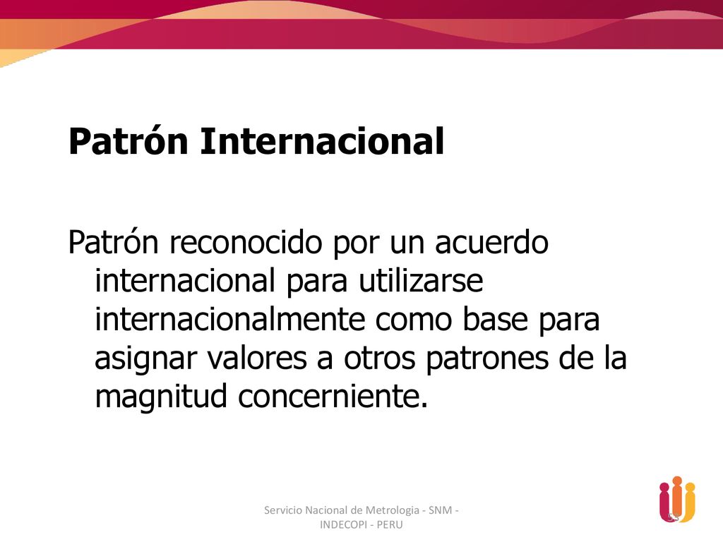 Servicio Nacional de Metrologia - SNM - INDECOPI - PERU