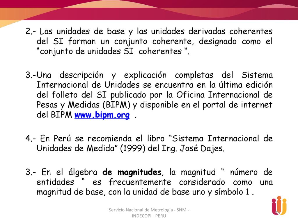 Servicio Nacional de Metrologia - SNM - INDECOPI - PERU
