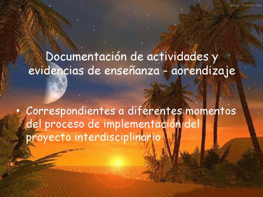 Documentación de actividades y evidencias de enseñanza - aorendizaje