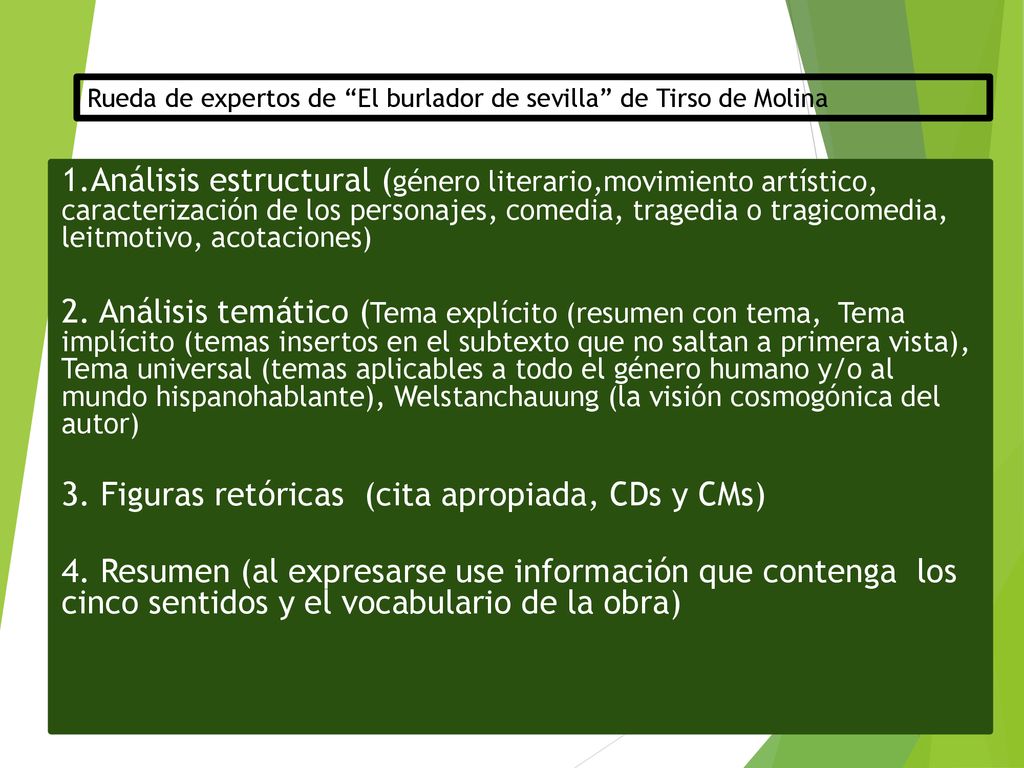 Rueda de expertos de El burlador de sevilla de Tirso de Molina