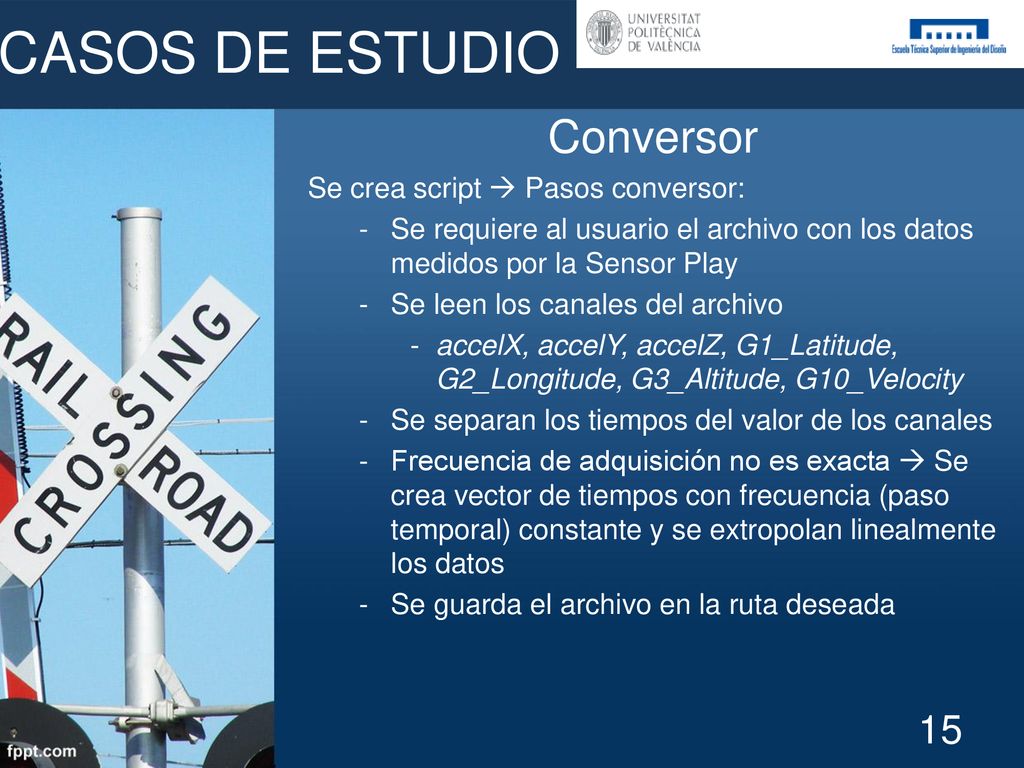 CASOS DE ESTUDIO Conversor Se crea script  Pasos conversor: