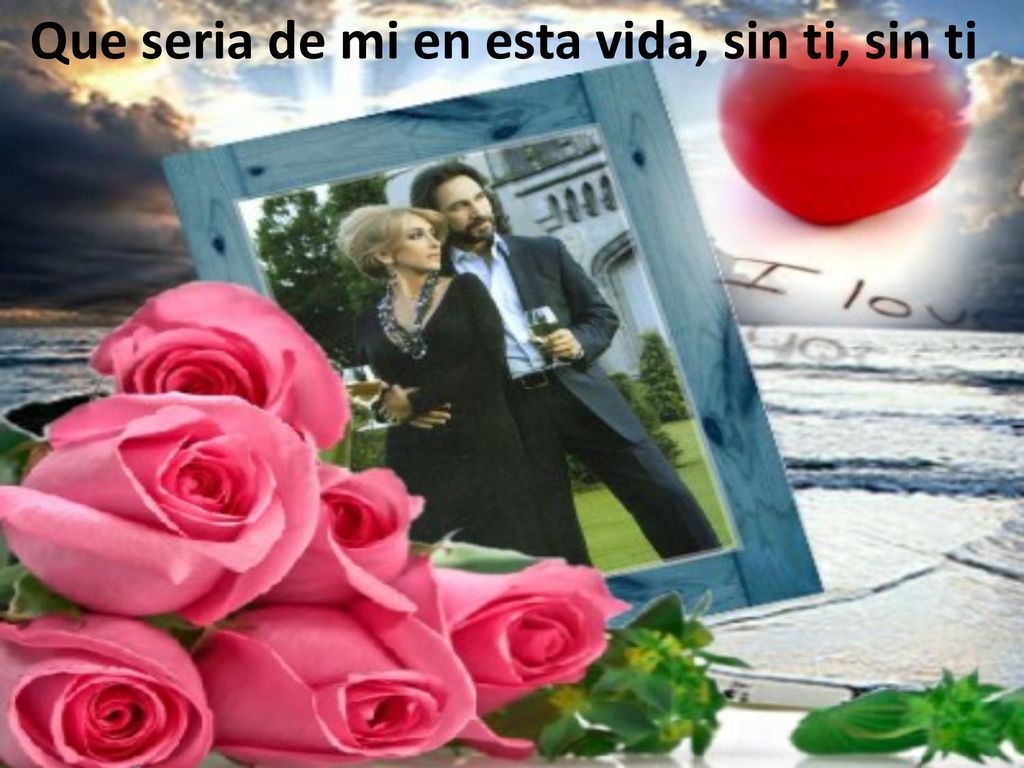 Que seria de mi en esta vida, sin ti, sin ti