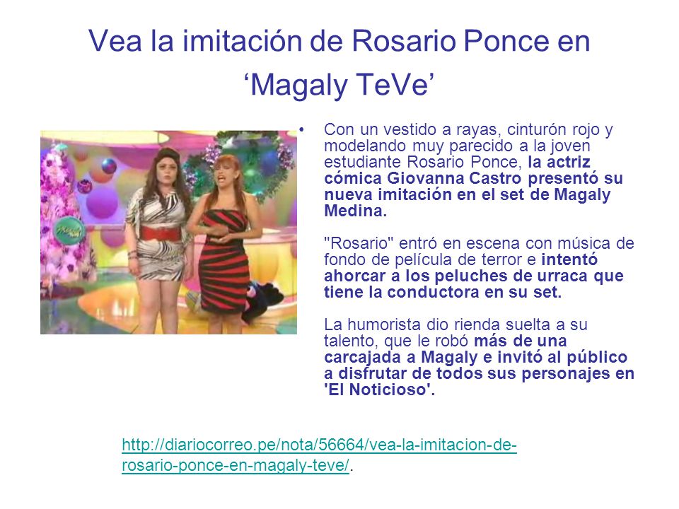 Vea la imitación de Rosario Ponce en ‘Magaly TeVe’