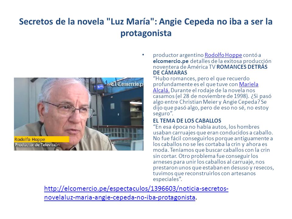 Secretos de la novela Luz María : Angie Cepeda no iba a ser la protagonista