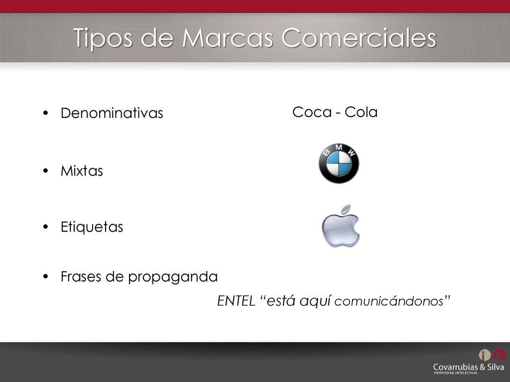 Tipos de Marcas Comerciales