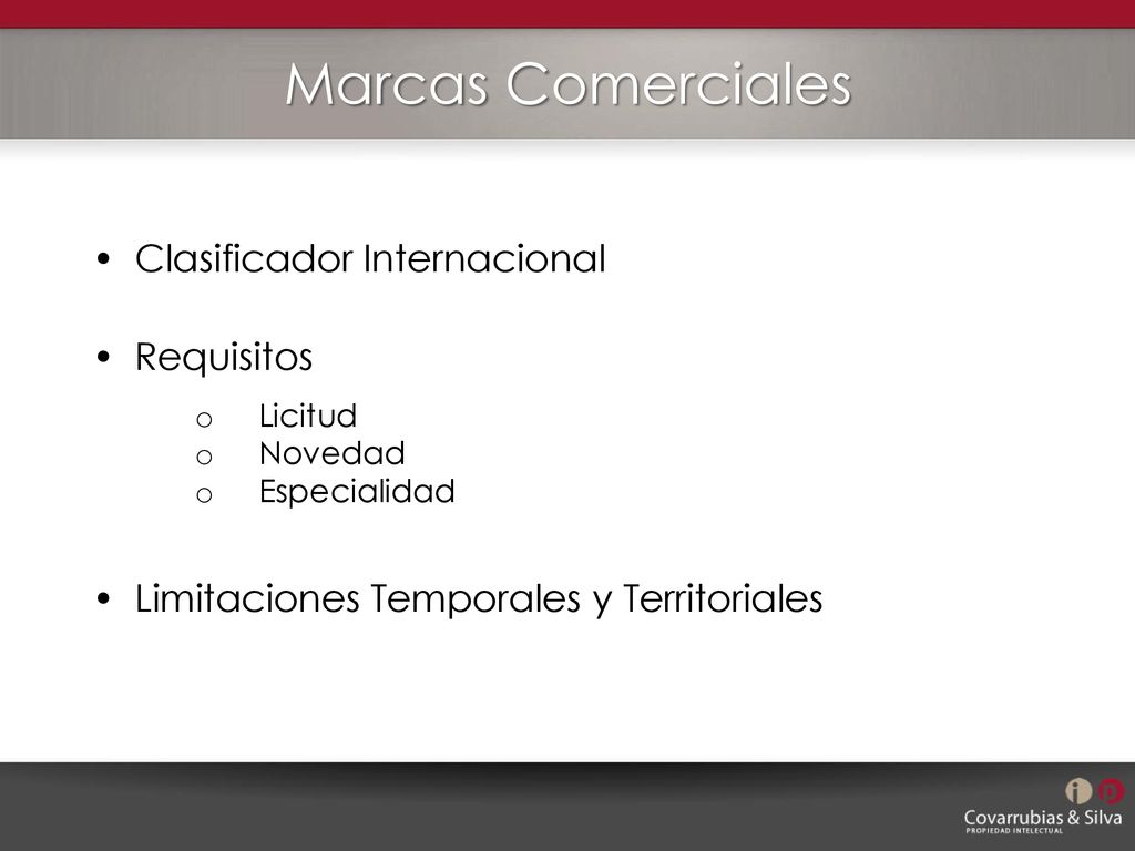 Marcas Comerciales Clasificador Internacional Requisitos