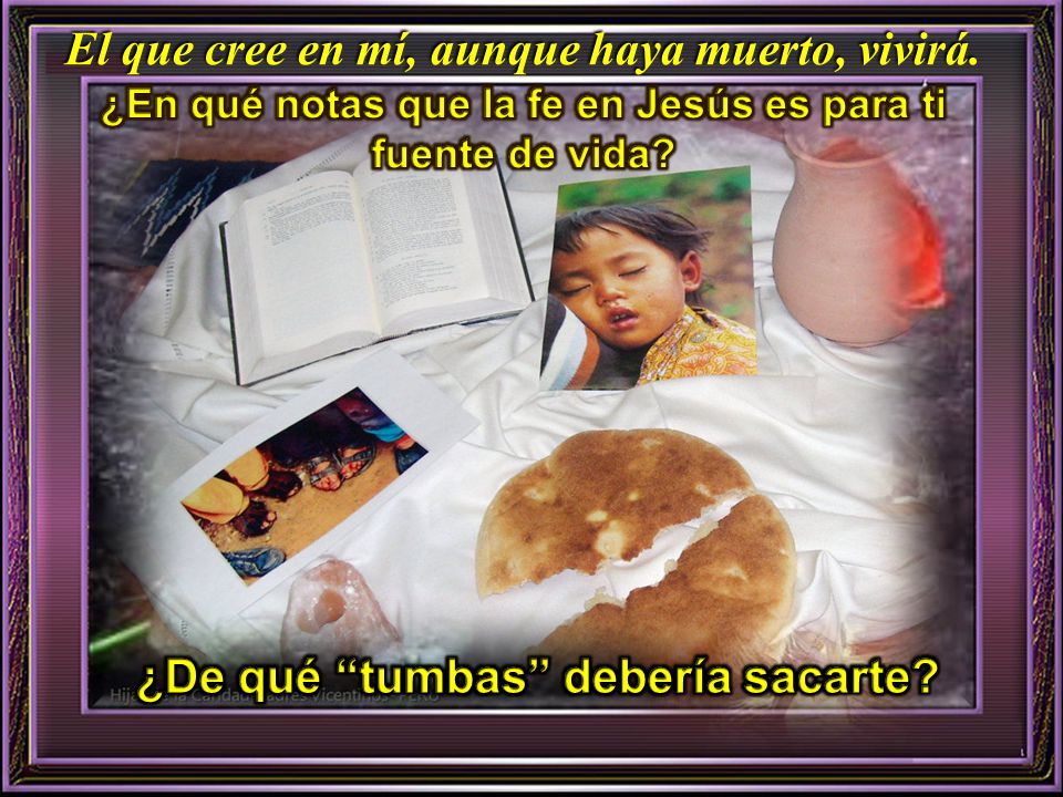 ¿En qué notas que la fe en Jesús es para ti fuente de vida