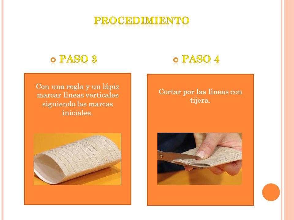 Cortar por las líneas con tijera.