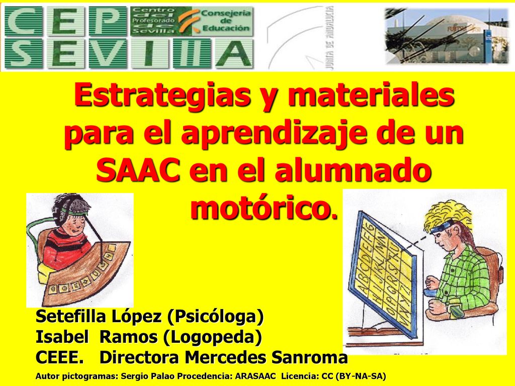 Estrategias y materiales para el aprendizaje de un SAAC en el alumnado motórico.